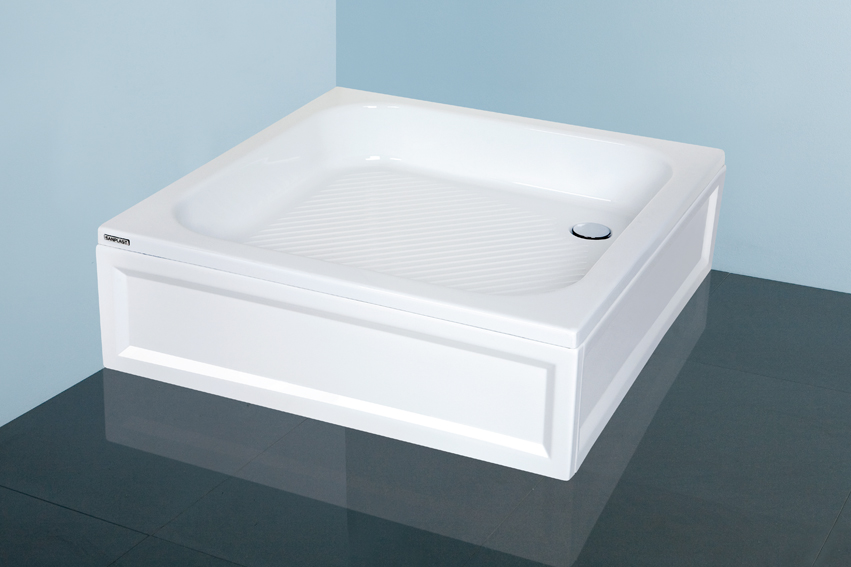 Sanplast Classic brodzik 70x70 cm kwadratowy biały 615-010-0010-01-000