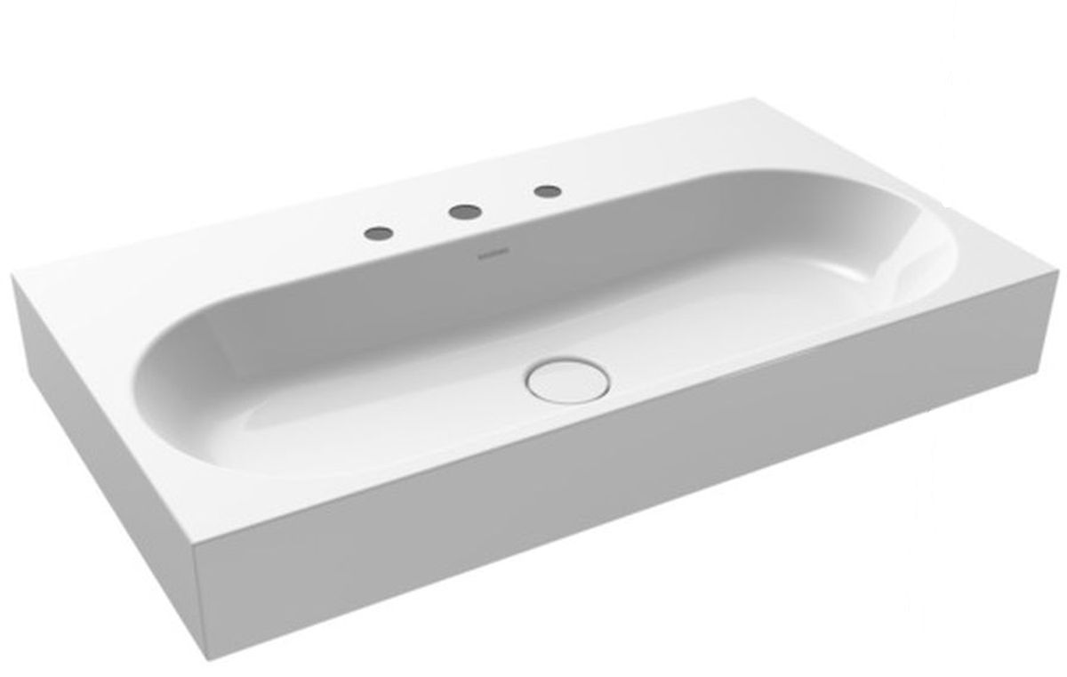 Kaldewei Centro umywalka 90x50 cm ścienna prostokątna model 3062 biała 903506033001