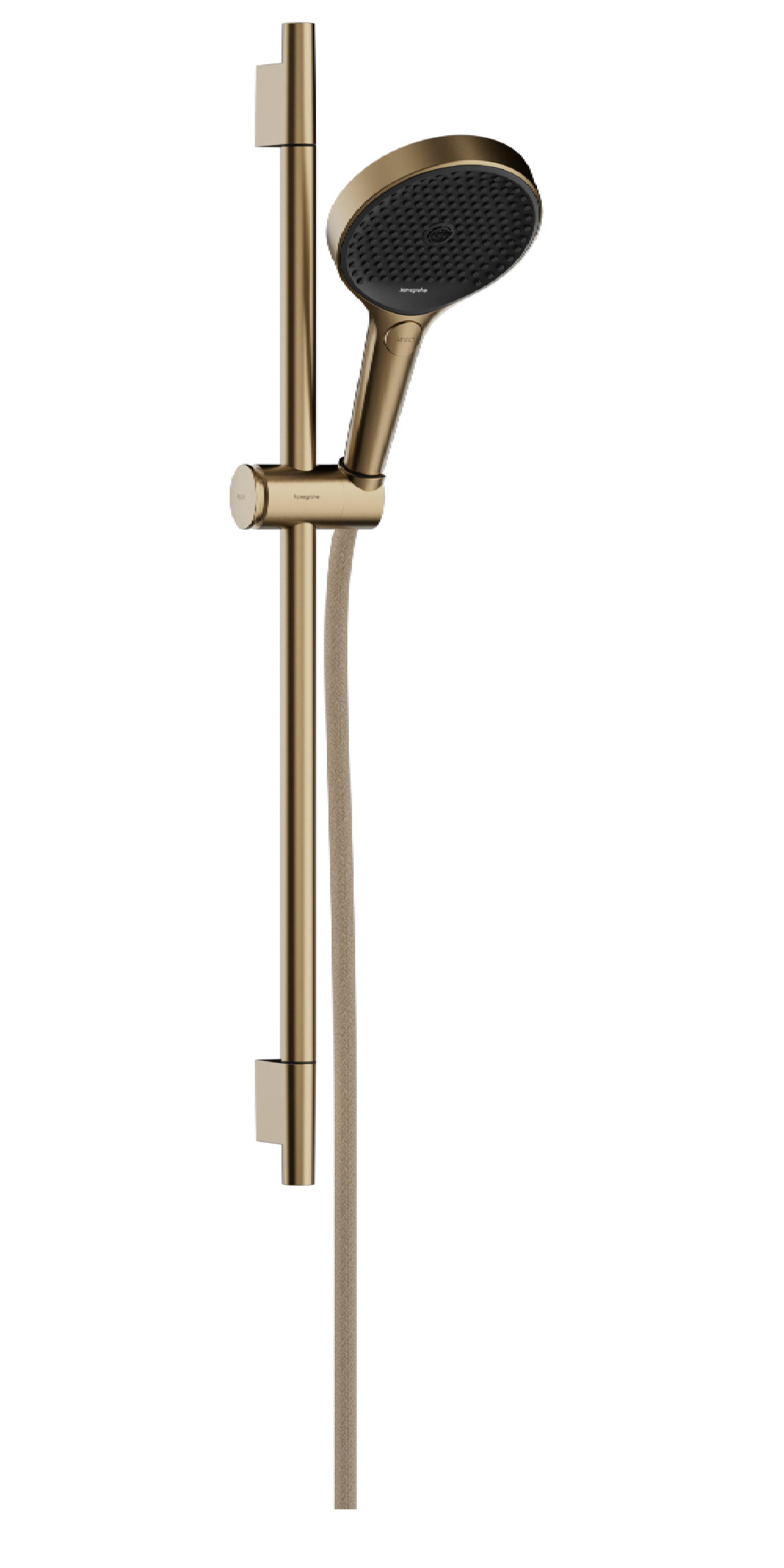 Hansgrohe Rainfinity zestaw prysznicowy ścienny EcoSmart brąz szczotkowany 28746140