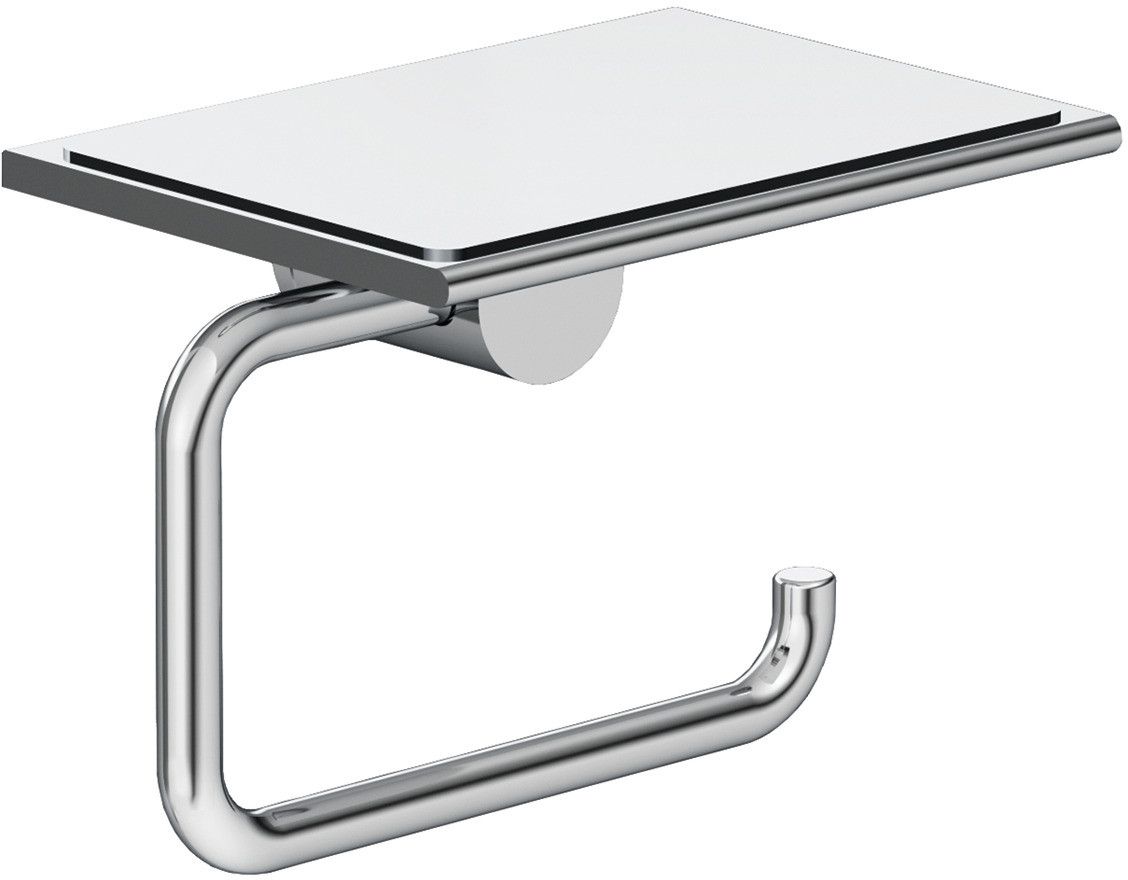 Kludi Vela R uchwyt na papier toaletowy z półką chrom 5897105