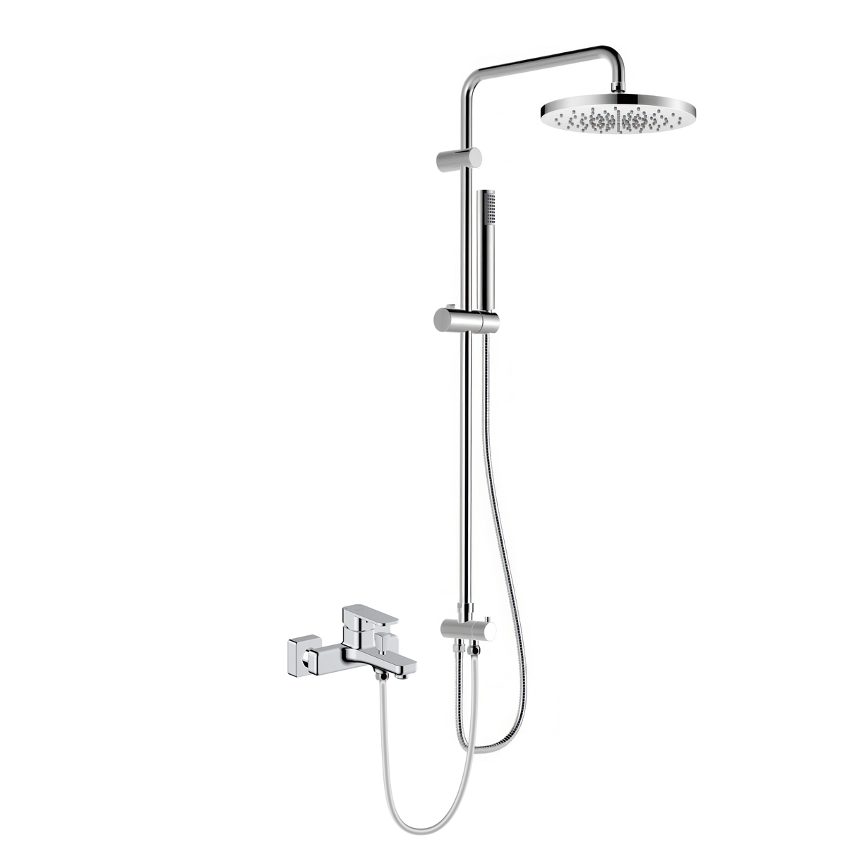 Oltens Hadsel zestaw prysznicowy z baterią wannowo-prysznicową ścienną chrom 36054100 - Wysyłka w 24h