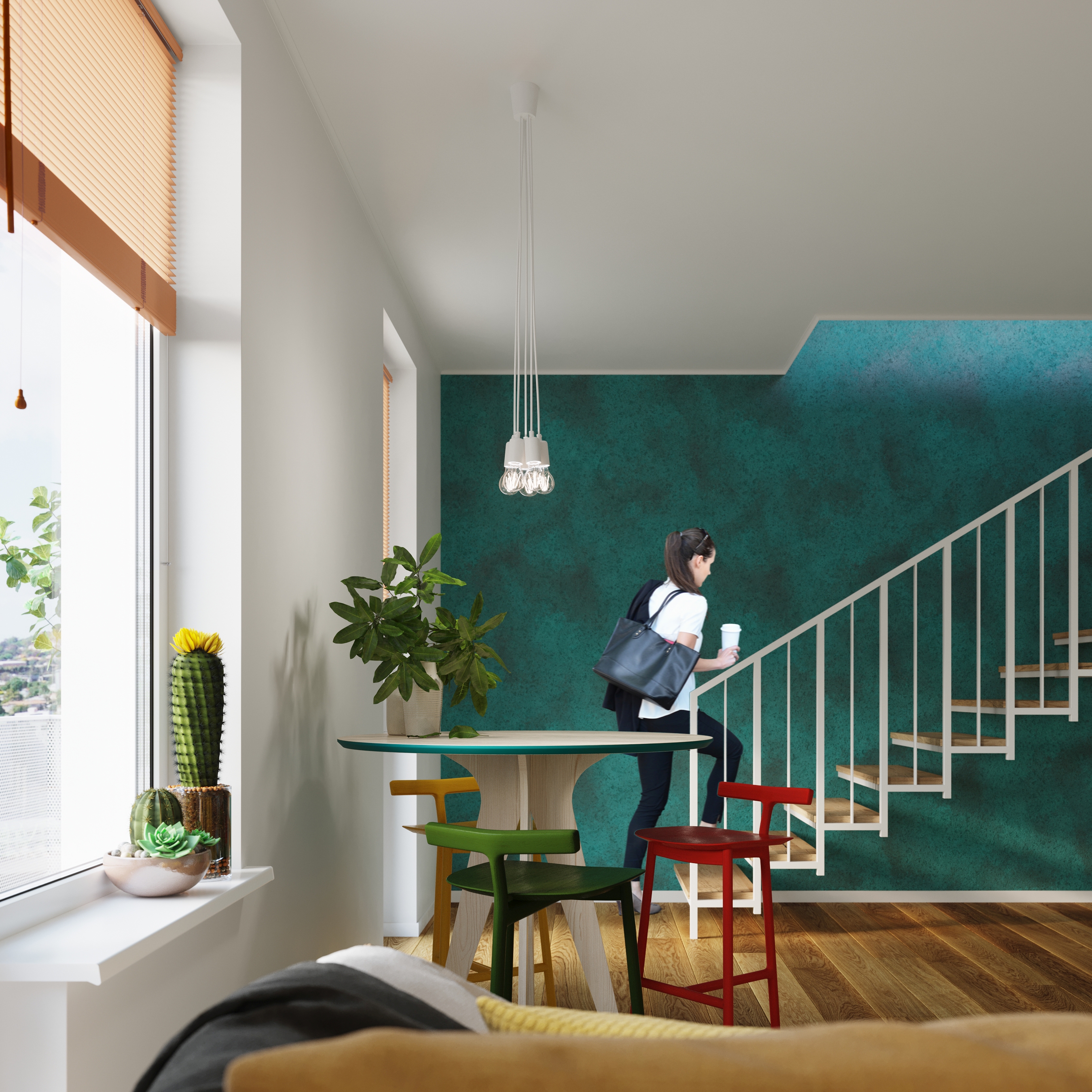 Sollux Lighting Diego lampa wisząca 1x60W biała SL.0569