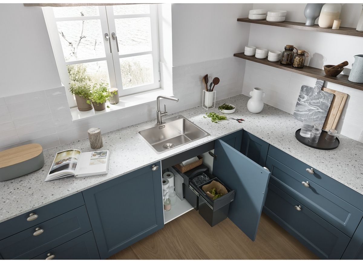 Blanco Lanora-S bateria kuchenna stojąca stal szlachetna szczotkowana 523123 - Wysyłka w 24h