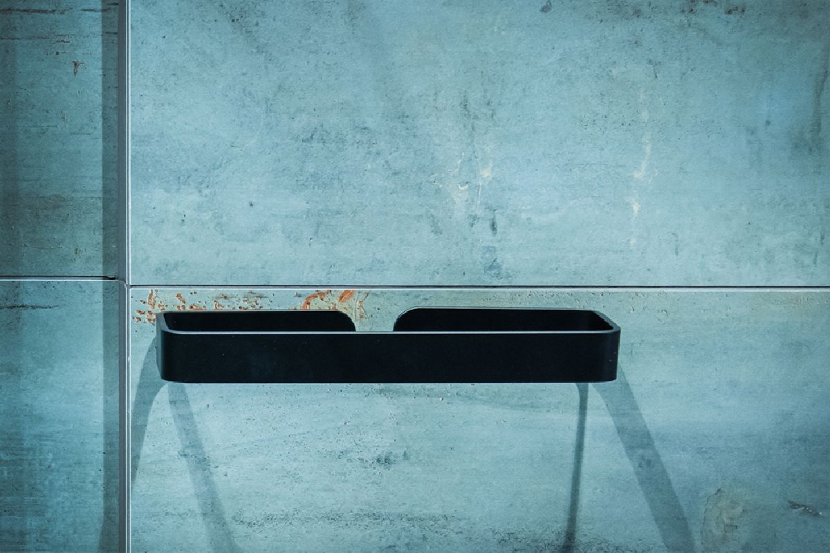 AWD Interior wieszak na ręcznik ścienny czarny mat AWD02091800 - Wysyłka w 24h