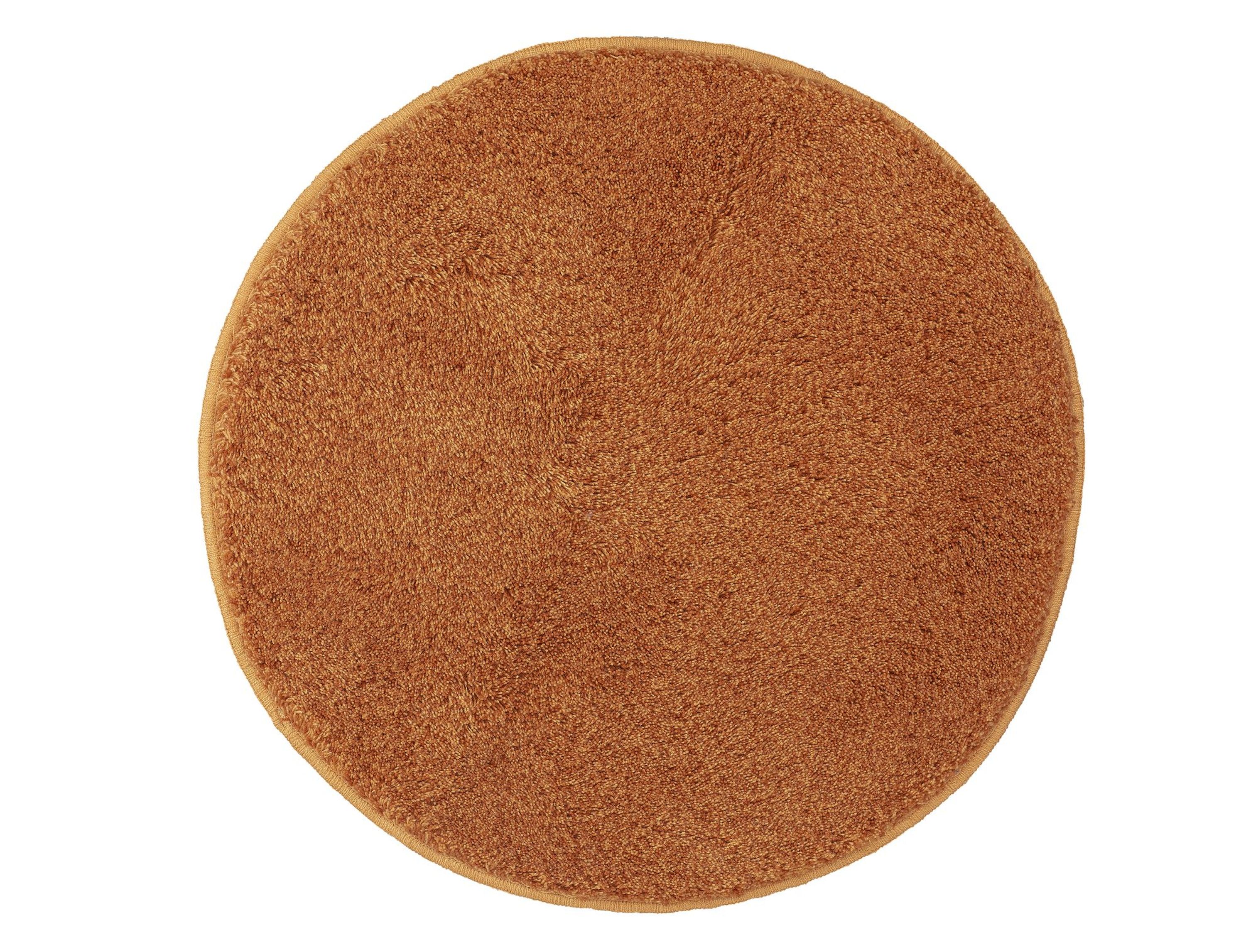 Kleine Wolke Relax dywanik łazienkowy 100x100 cm okrągły pomarańczowy rost 5405316521