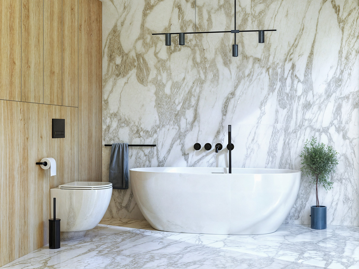 Oltens Hamnes uchwyt na papier toaletowy czarny mat 81111300 - Wysyłka w 24h