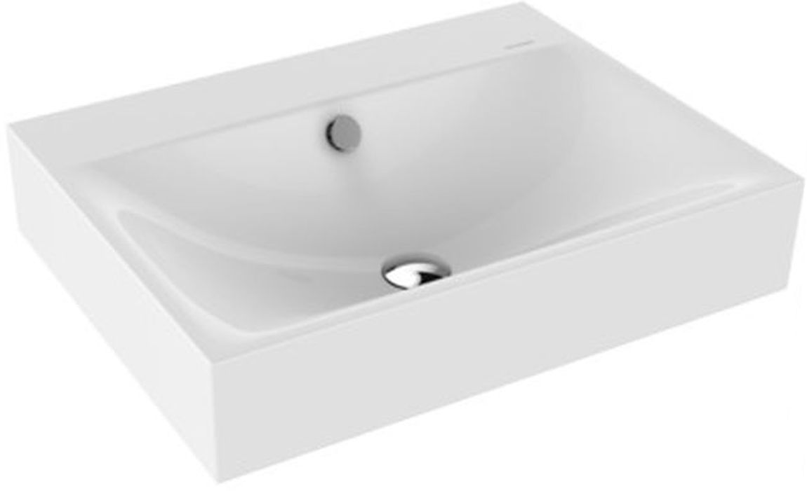 Kaldewei Silenio umywalka 60x46 cm ścienna prostokątna model 3044 biała 904306003001