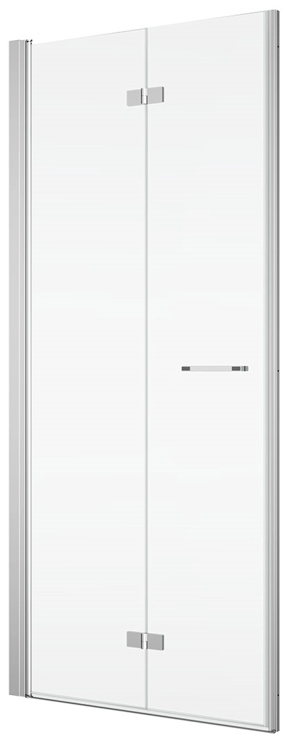 SanSwiss Solino drzwi prysznicowe 100 cm uchylne srebrny połysk/szkło przezroczyste SOLF1G1005087
