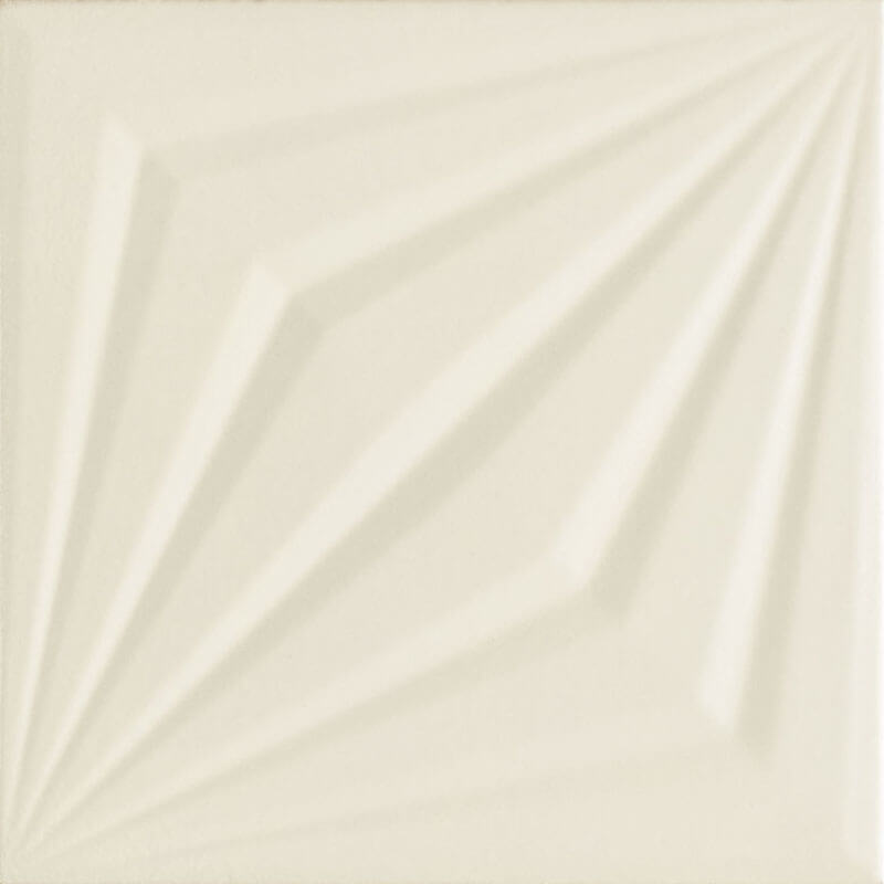 Paradyż Urban Colours dekor ścienny 19,8x19,8 cm Perla motyw A STR biały mat