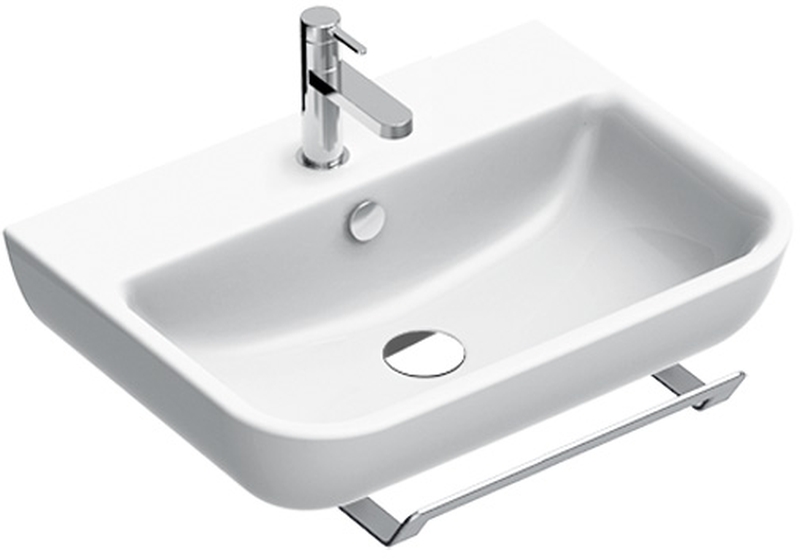 Catalano Sfera umywalka 60x45 cm półokrągła ścienna biała 0720601001