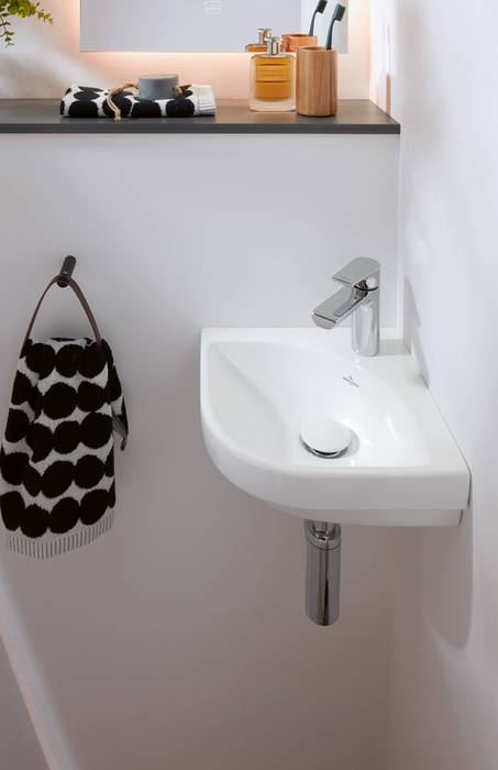 Villeroy & Boch Subway 3.0 umywalka 32x32 cm narożna ścienna biała 43714601 - Wysyłka w 24h