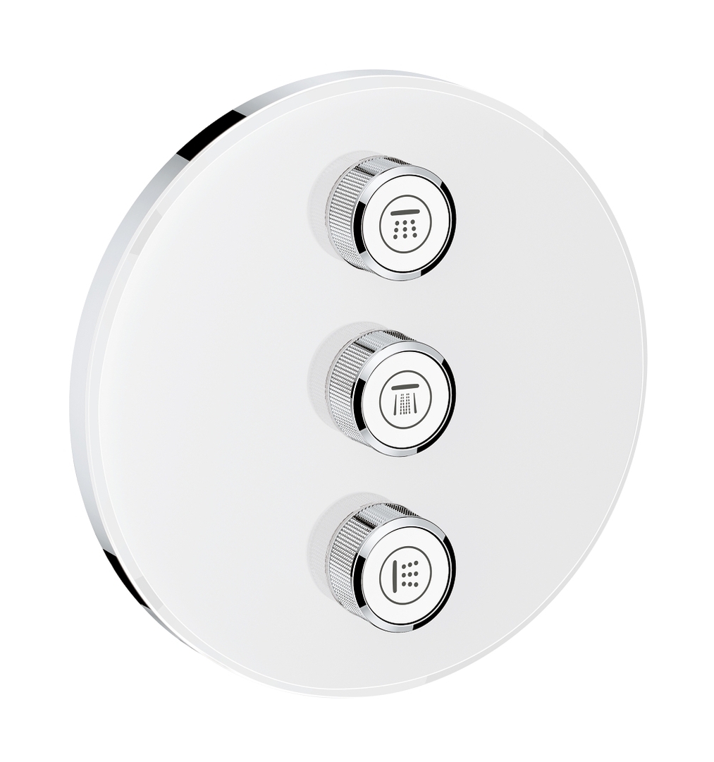 Grohe Grohtherm SmartControl potrójny zawór odcinający potrójny chrom/biały 29152LS0