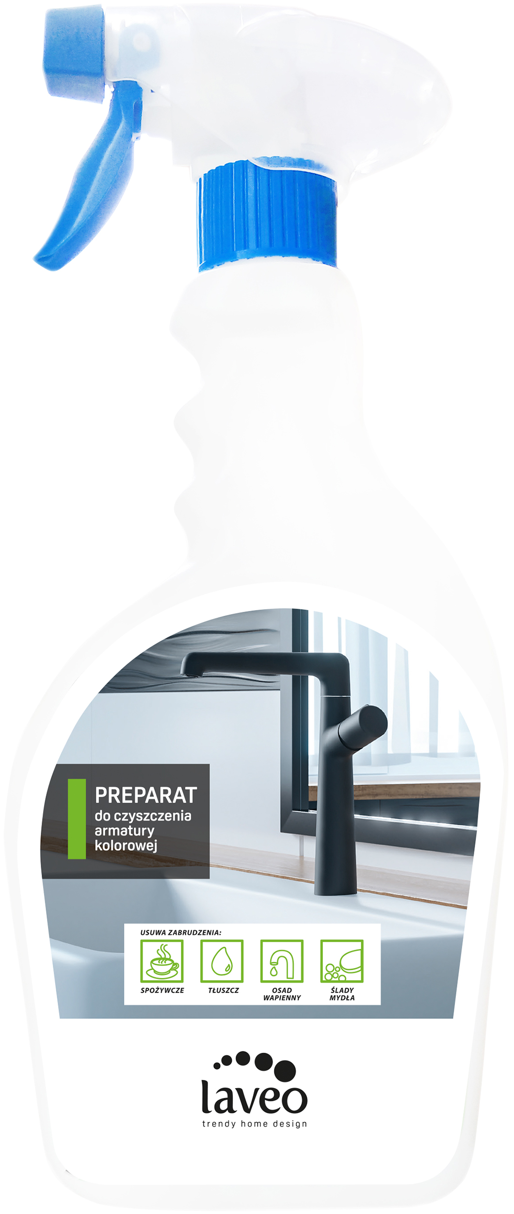 Laveo środek czyszczący do pielęgnacji baterii kolorowych 500 ml (0,5 l) OKT051T - Wysyłka w 24h