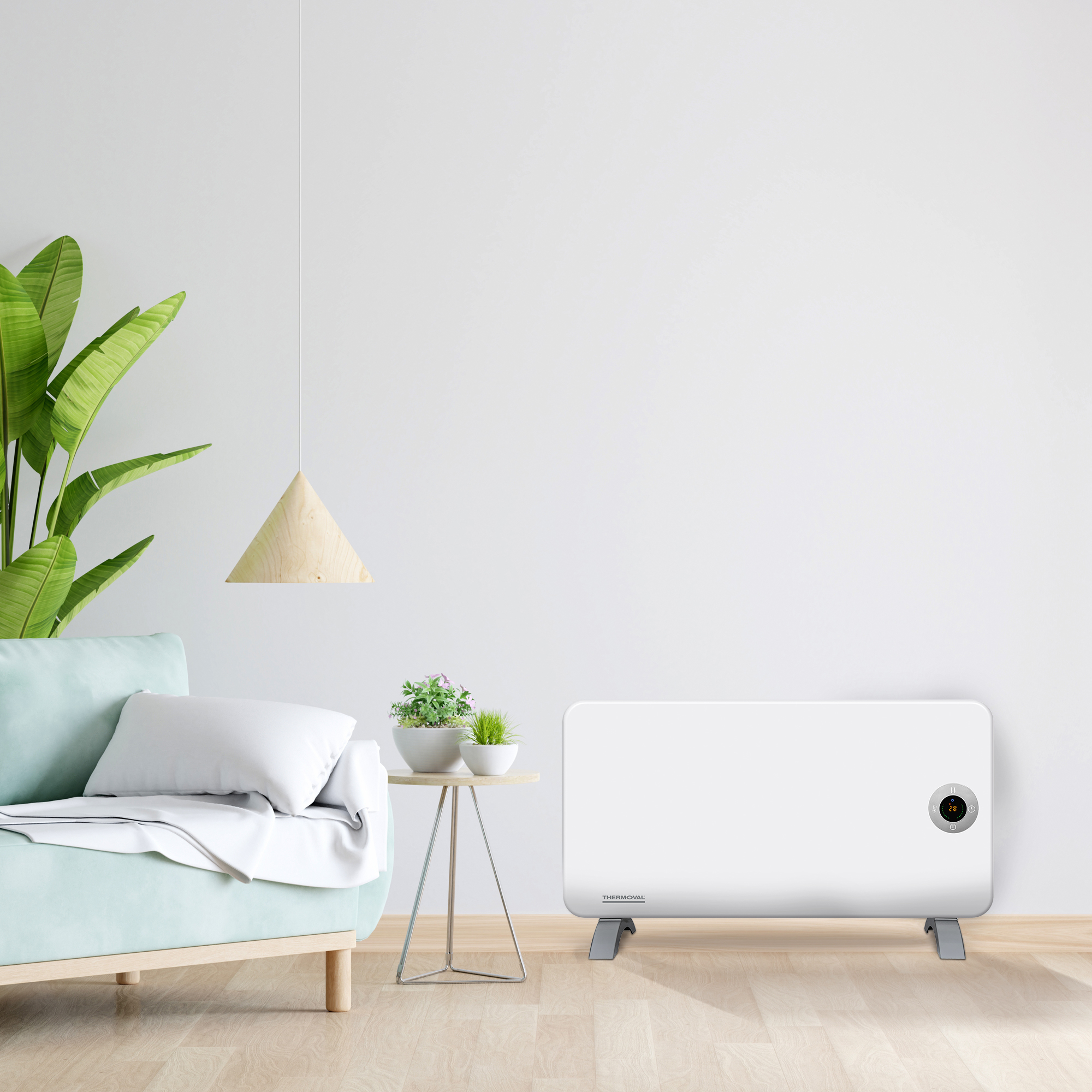 Thermoval T19 WIFI grzejnik konwektorowy 6,5x38 cm 2000 W