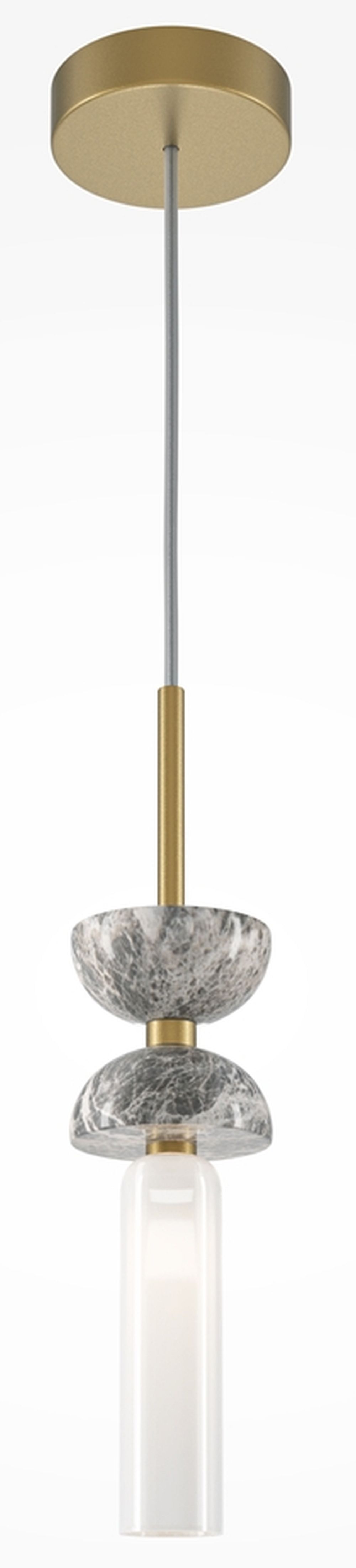 Maytoni Kyoto lampa wisząca 1x28 W szara MOD178PL-01GR