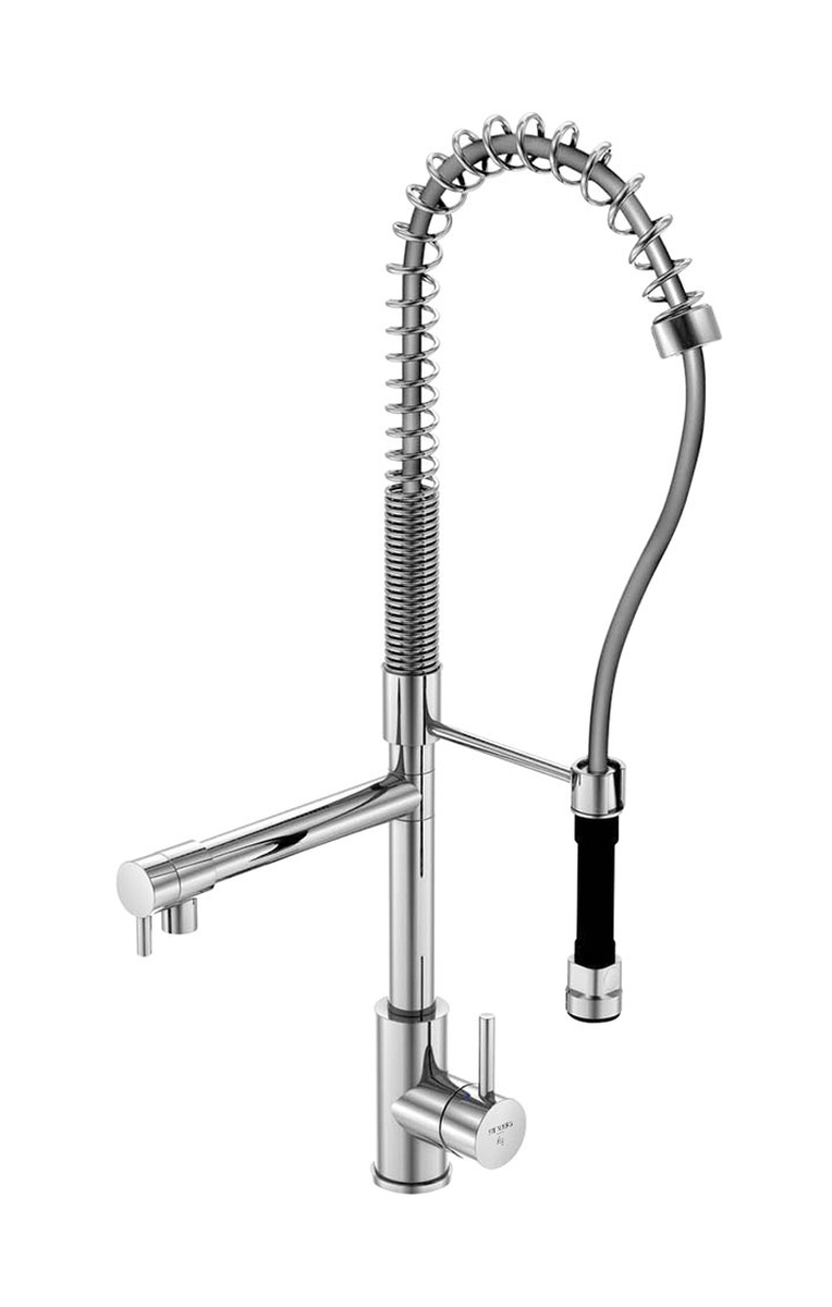 Steinberg 100 bateria kuchenna z wyciąganą wylewką chrom 1001480