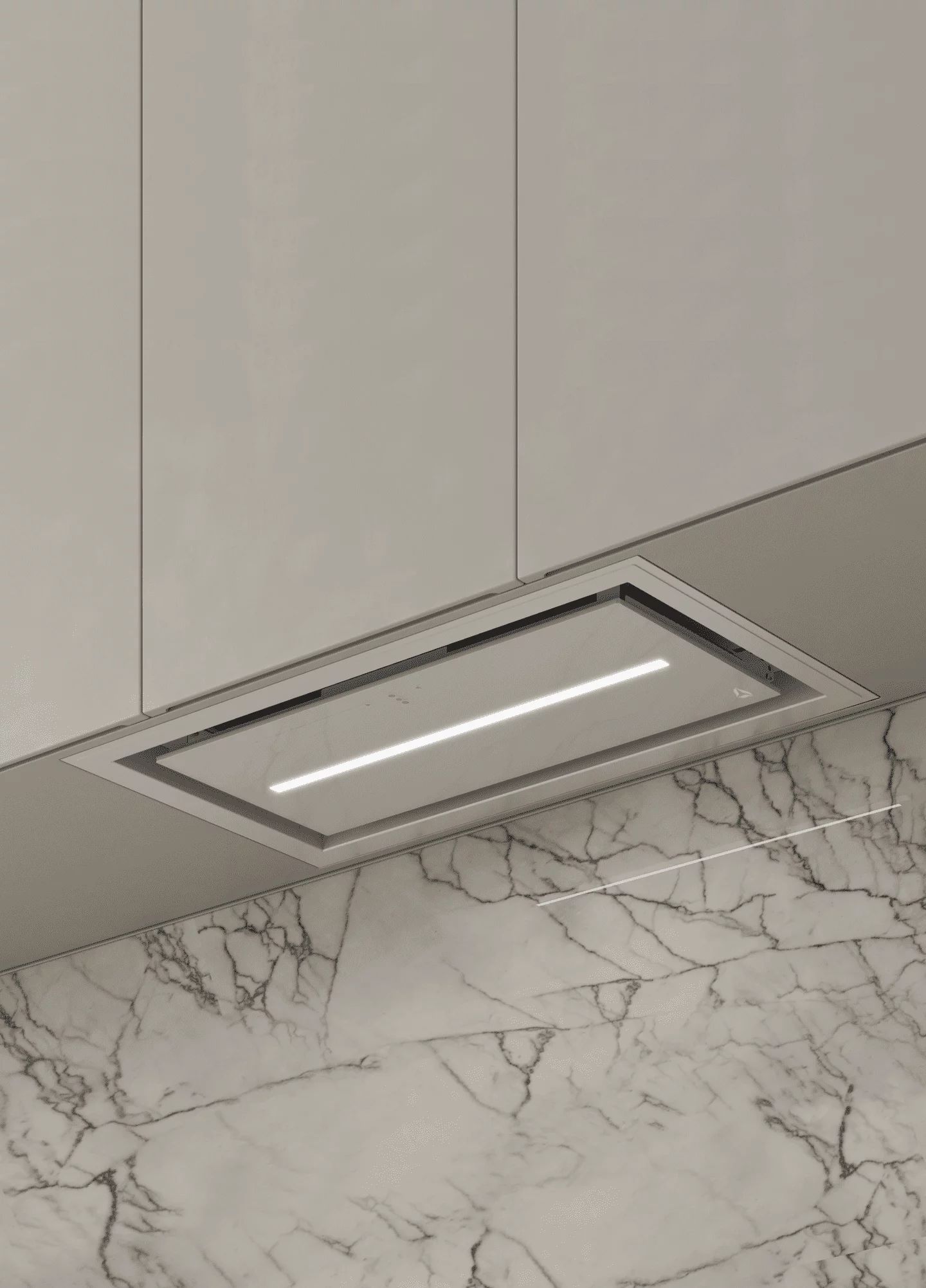 Ciarko Design Uno okap kuchenny 55 cm podszafkowy biały CDZ5504B