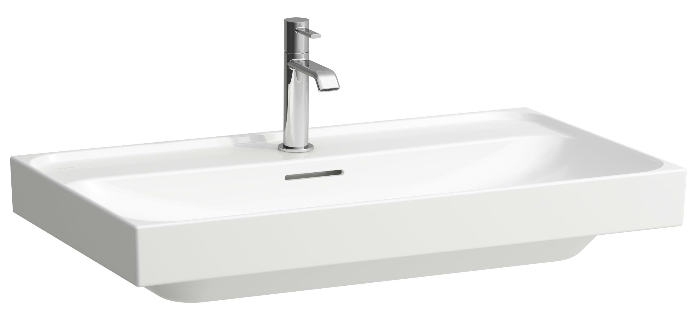 Laufen Meda umywalka 80x46 cm prostokątna ścienna biała H8161170001091