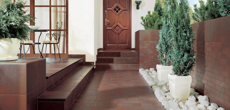 Paradyż Cloud Brown stopnica 30x33 cm STR prosta kapinos brązowy mat