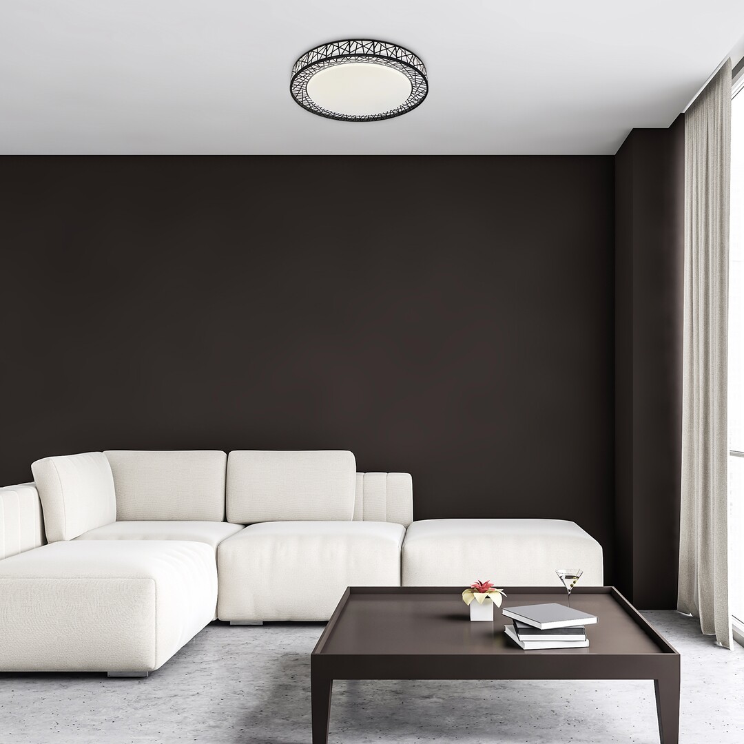 Rabalux Nilin plafon 1x48W czarny/biały 71140