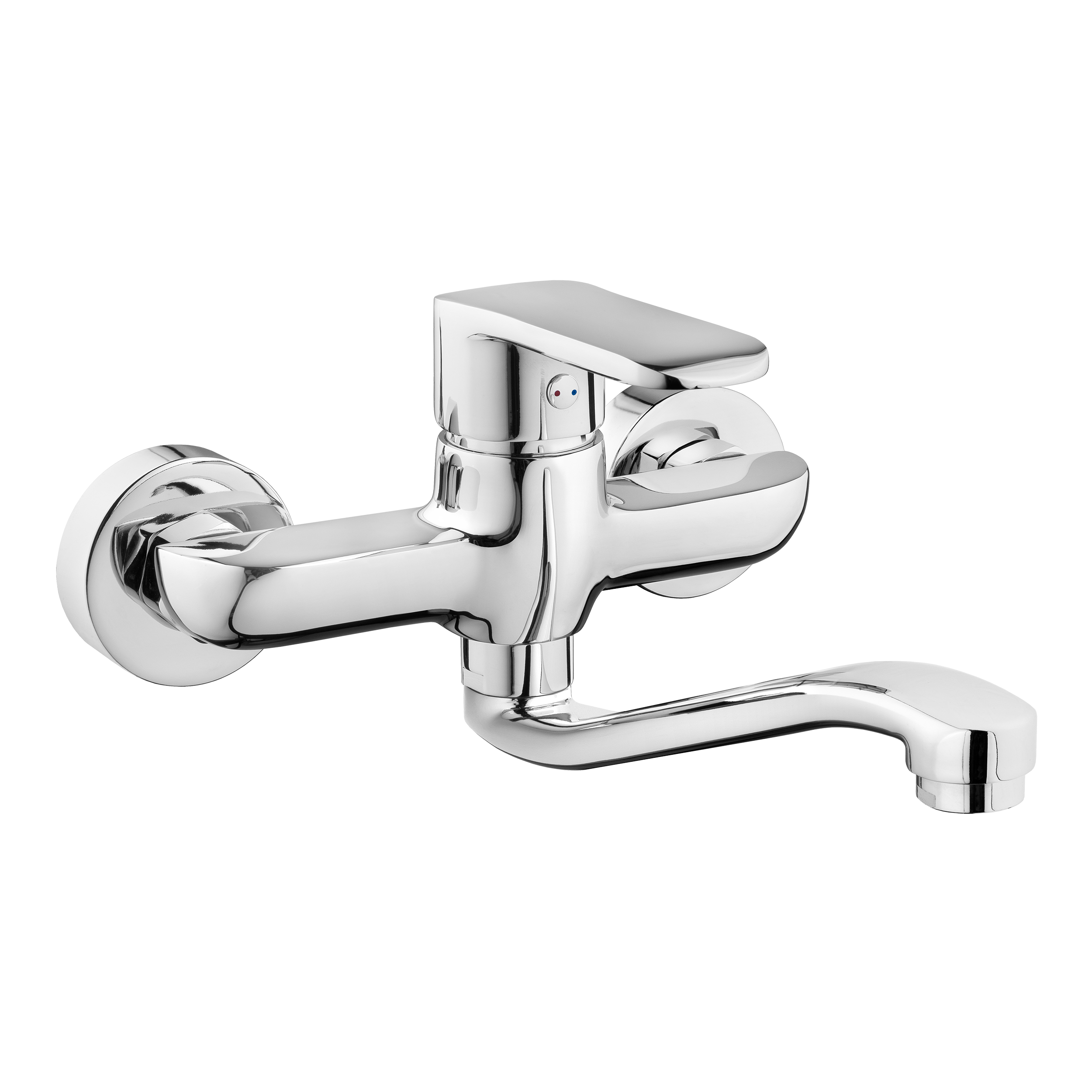 Invena Siros bateria kuchenna ścienna chrom BC-90-001