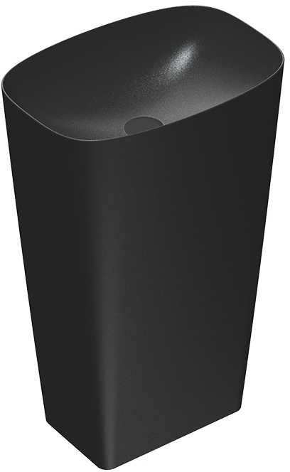 Catalano Colori umywalka 55x38 cm owalna wolnostojąca czarna 0428550022