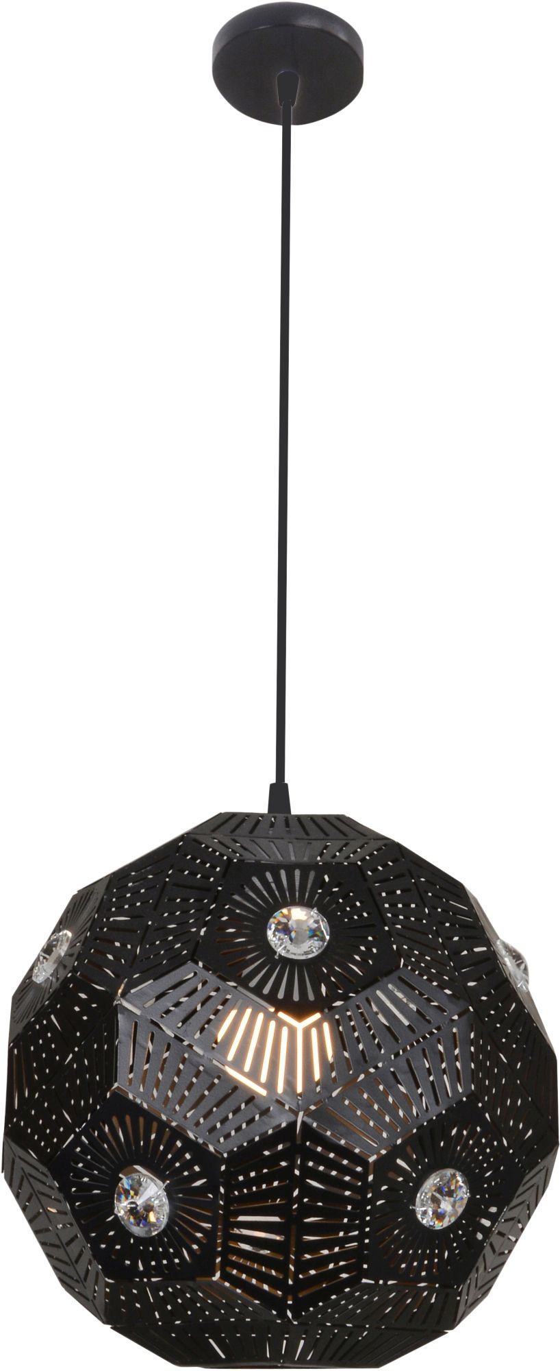 Candellux Euphoria lampa wisząca 1x40W czarna 31-69764