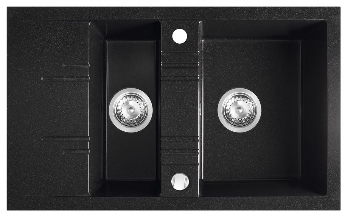 FDesign Carioca zlewozmywak granitowy 79x48 cm grafit FD9-15-4879-22 - Wysyłka w 24h