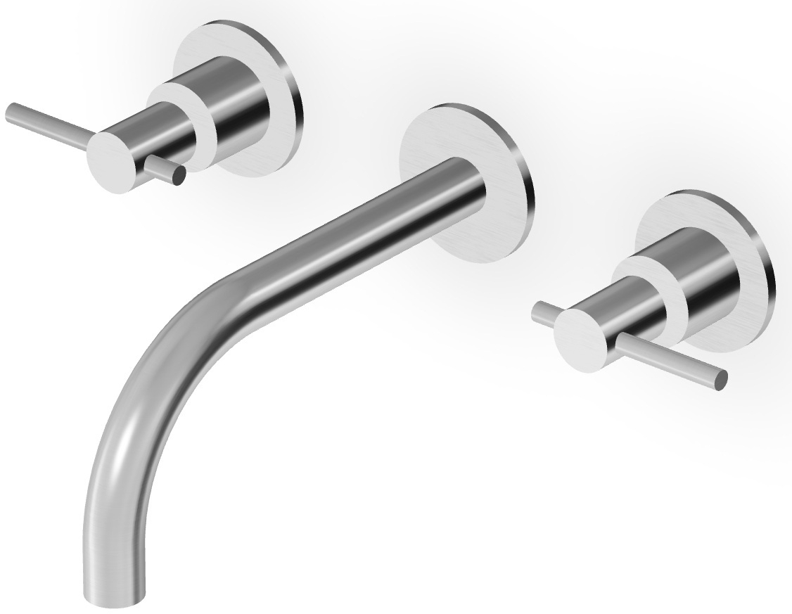 Zucchetti Helm bateria umywalkowa podtynkowa stal nierdzewna szczotkowana ZHL760.X