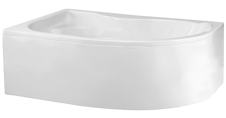 Polimat Mega obudowa do wanny 160 cm narożna prawa/lewa biała 00231