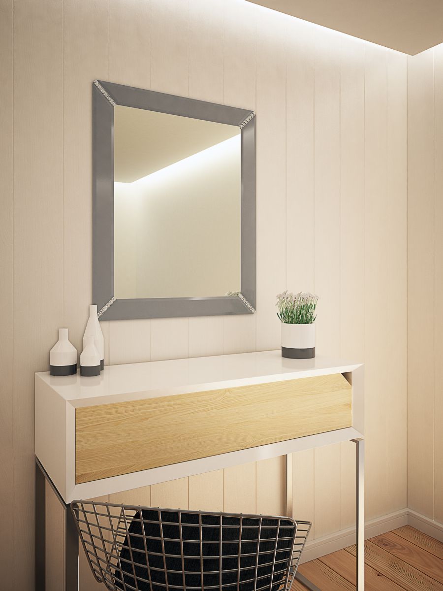 Dubiel Vitrum Syriusz lustro prostokątne 80x65 cm