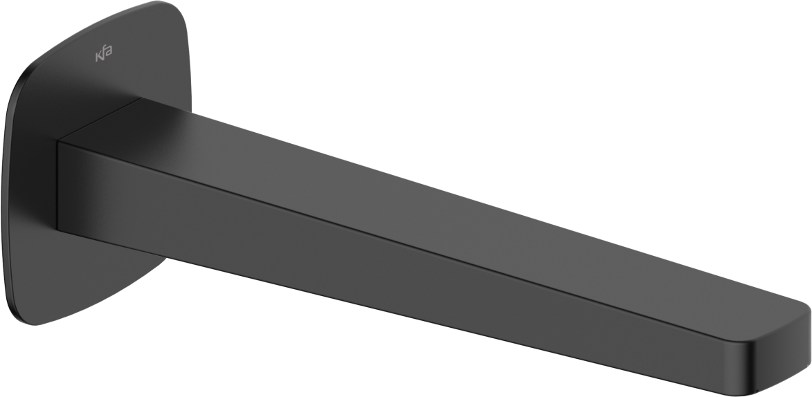 KFA Armatura Malaga wylewka do baterii wannowej czarna 836-007-81