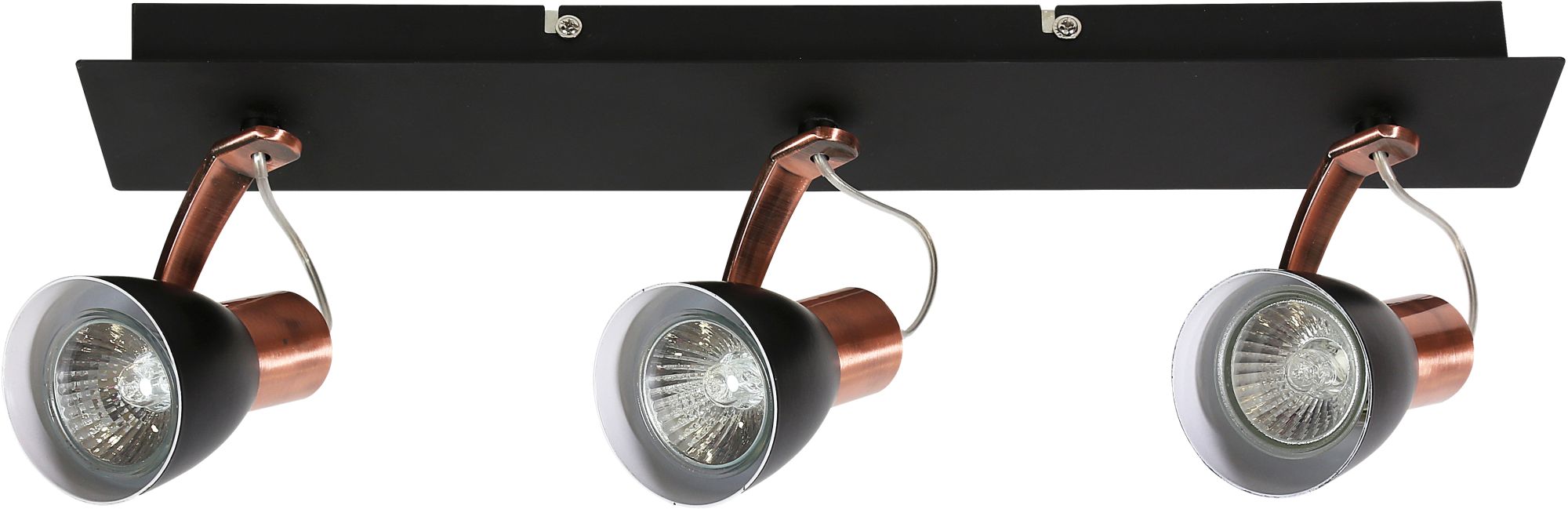 Candellux Markus lampa podsufitowa 3x50 W czarna 93-35608-M