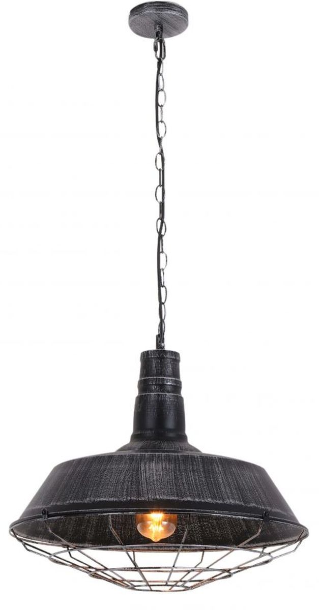 Lumina Deco Arigio D45 lampa wisząca 1x40W stare srebro LDP6862-450O.SL