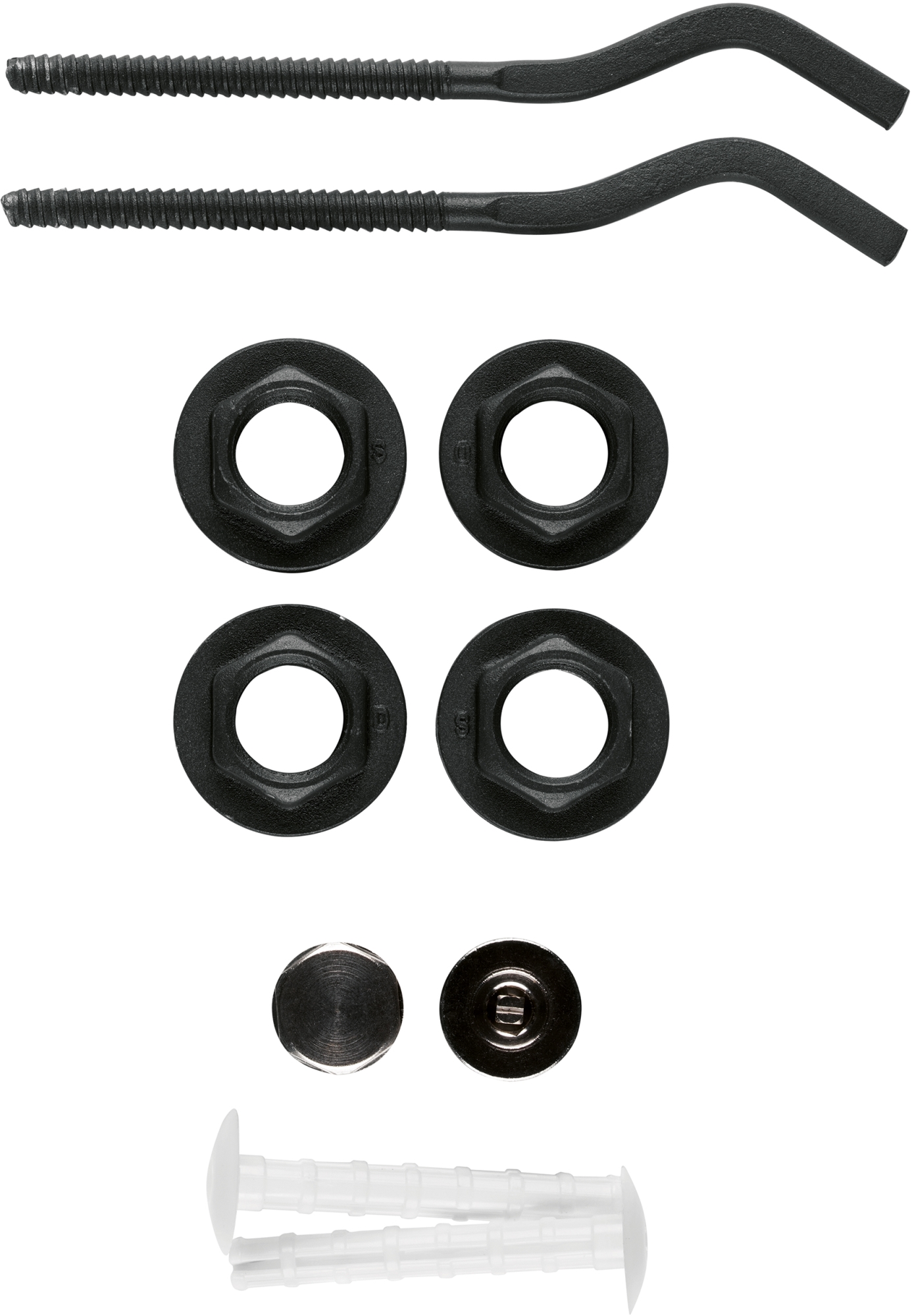 KFA Armatura zestaw montażowy do grzejnika aluminiowego czarny 878-200-81 - Wysyłka w 24h