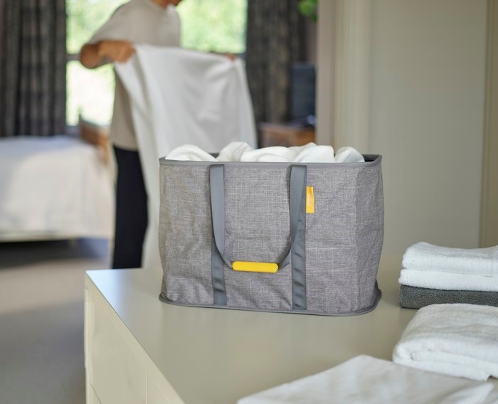 Joseph Joseph Tota kosz na bieliznę i pranie Hold-All 55 l składany szary 50039