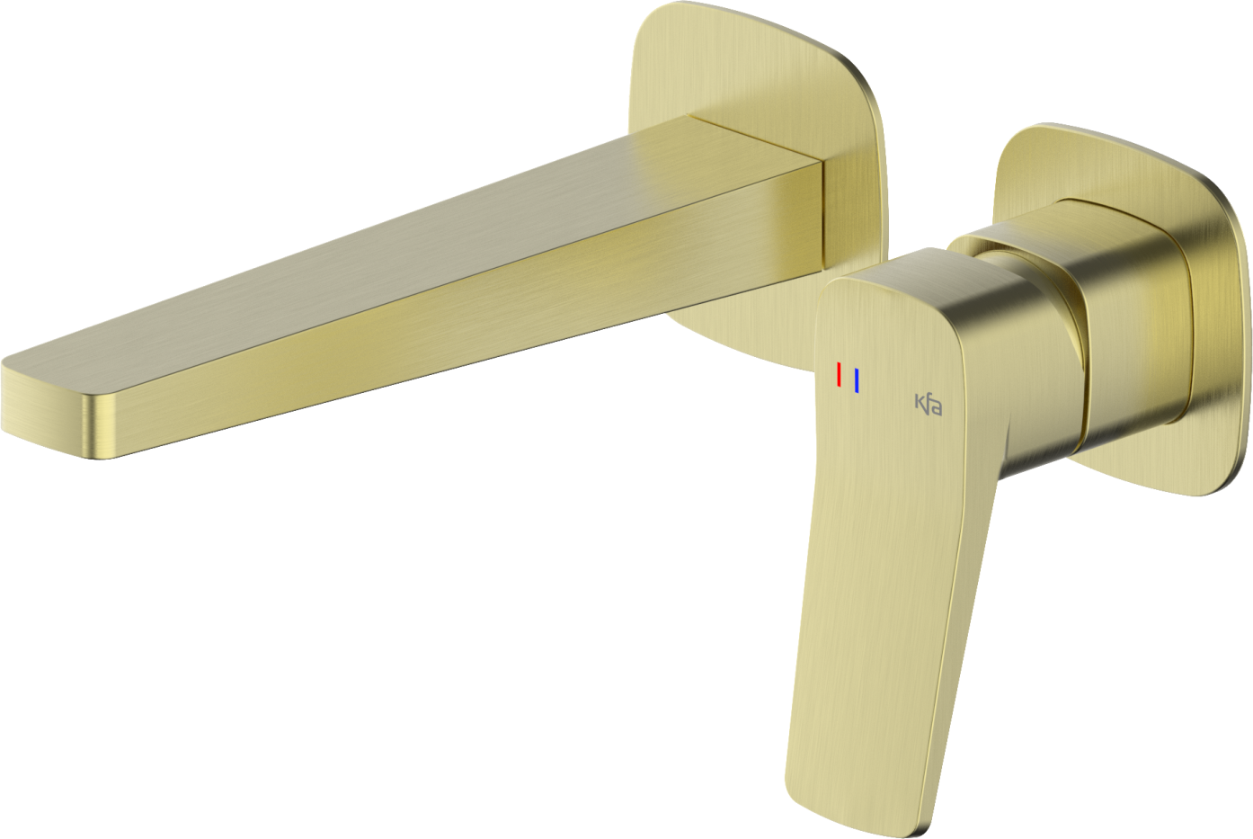 KFA Armatura Malaga bateria umywalkowa podtynkowa złoto szczotkowane 4529-810-31