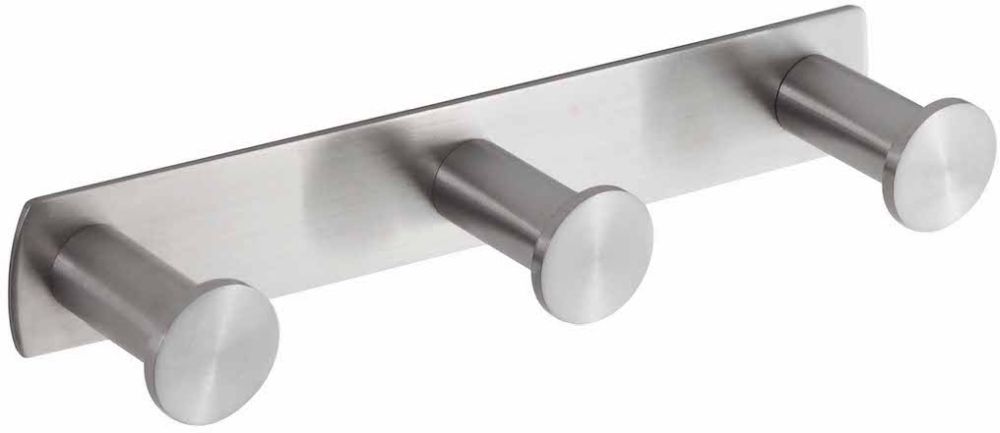 Stella wieszak na ręcznik 3-hakowy stal szczotkowana 18.043-SB - Wysyłka w 24h