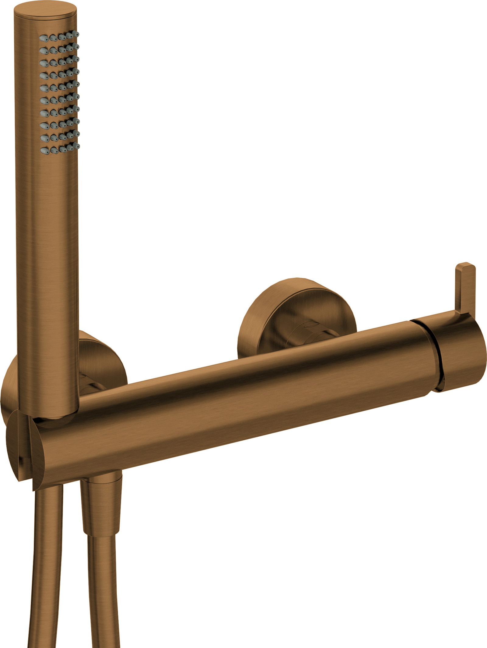 Deante Silia bateria prysznicowa ścienna brąz szczotkowany BQS_C41M - Wysyłka w 24h