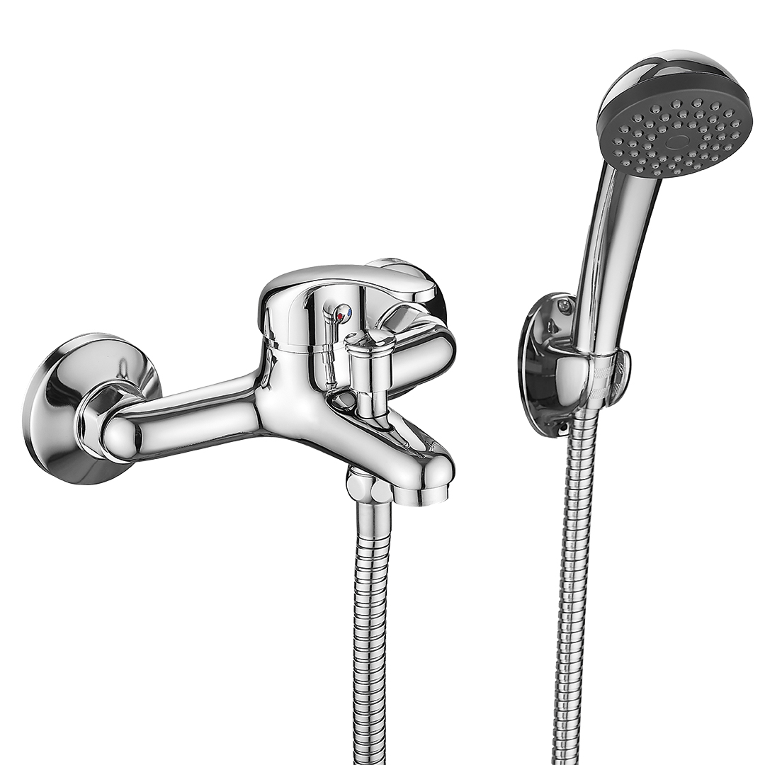 Kuchinox Pedro bateria wannowo-prysznicowa ścienna chrom BQE011D