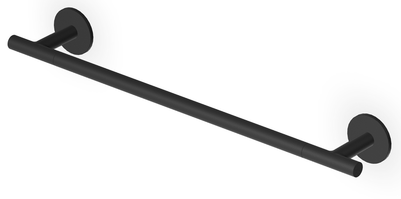 Zucchetti Pan wieszak na ręcznik czarny ZAC621.N1