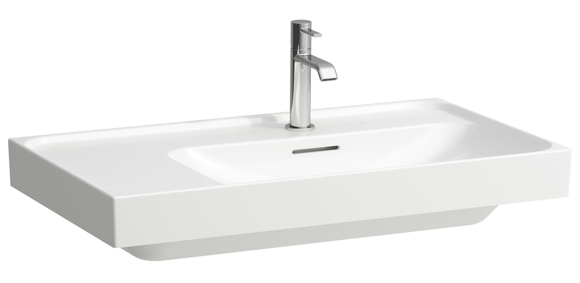 Laufen Meda umywalka 80x46 cm prostokątna ścienna-meblowa biała H8171150001041