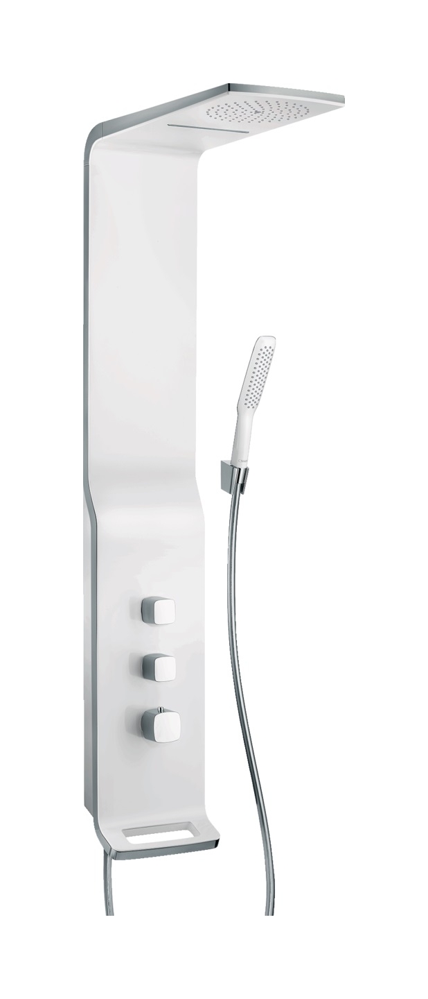 Hansgrohe Raindance Lift panel prysznicowy ścienny termostatyczny biały/chrom 27008400