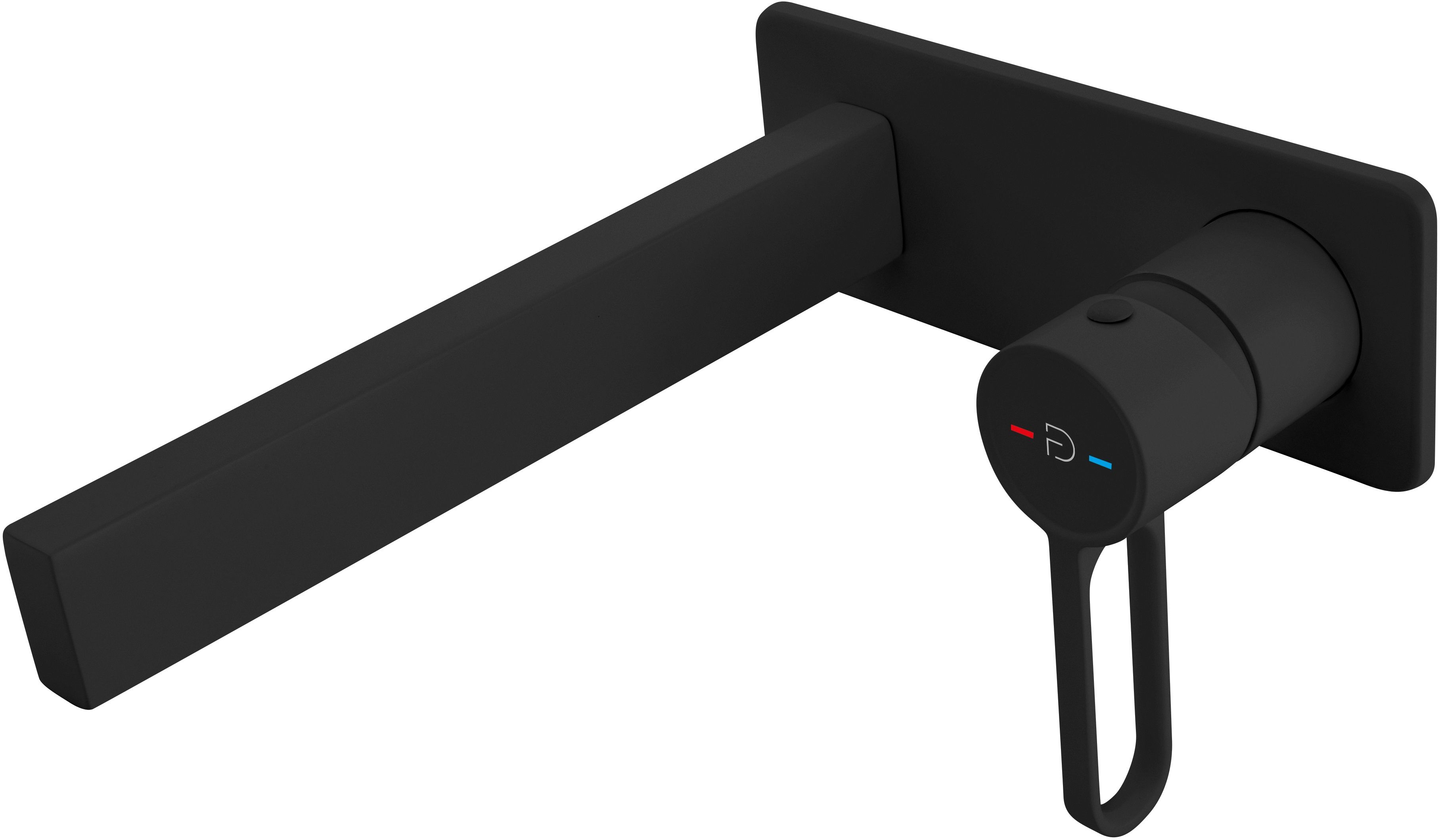 FDesign Zaffiro bateria umywalkowa podtynkowa czarna FD1-ZFR-3PA-22