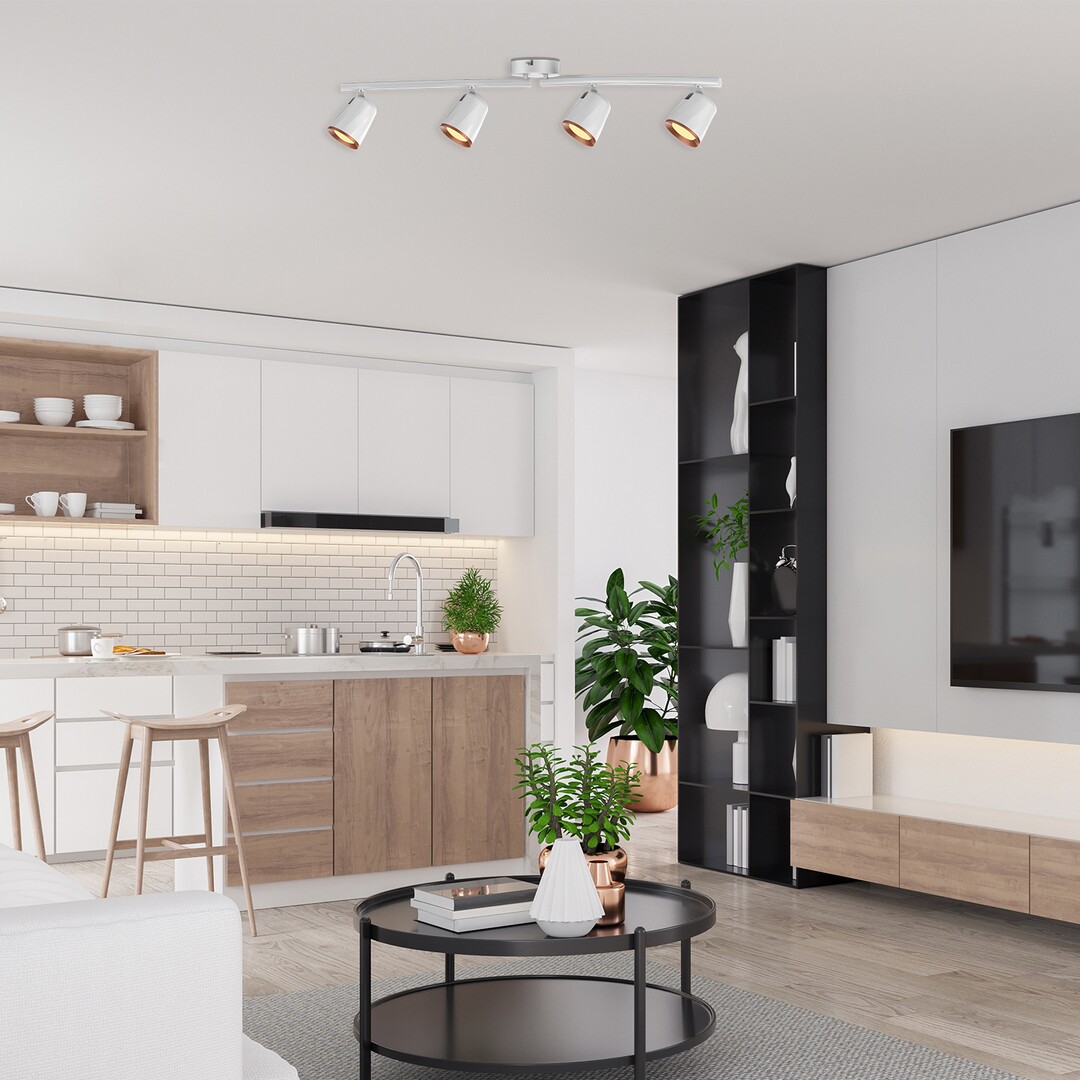 Rabalux Solange lampa podsufitowa 4x6W LED biała 5048