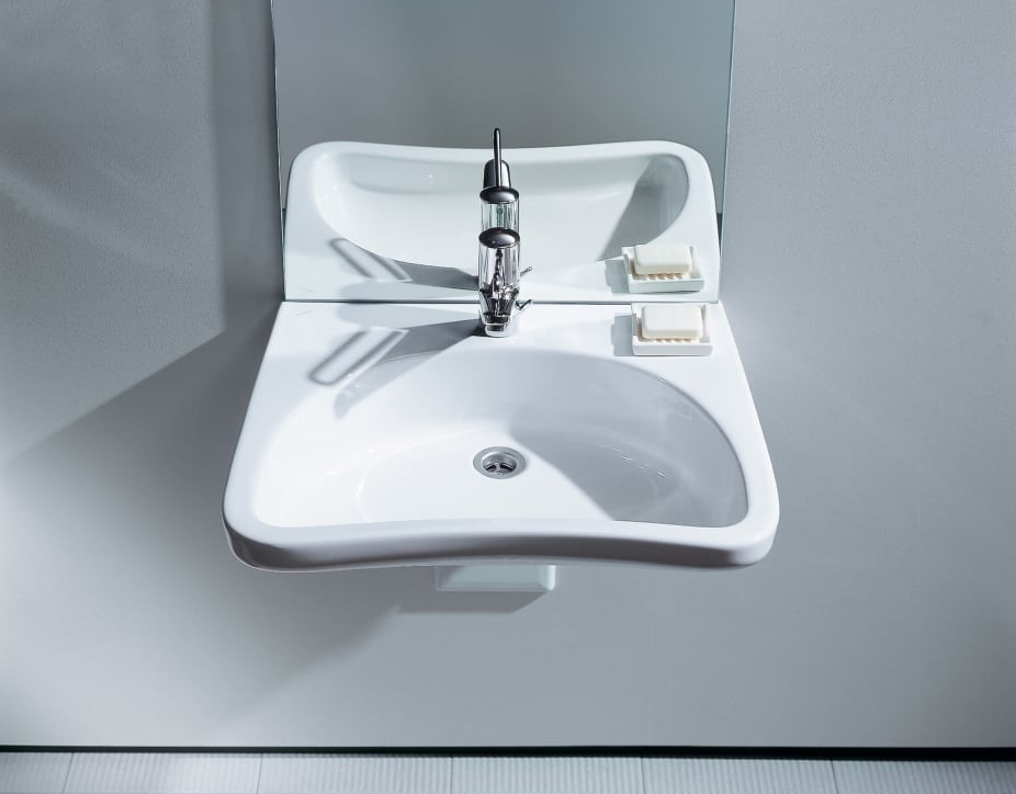 Roca Access Dostępna Łazienka umywalka 66x55 cm ścienna dla niepełnosprawnych biała A32723500P - Wysyłka w 24h