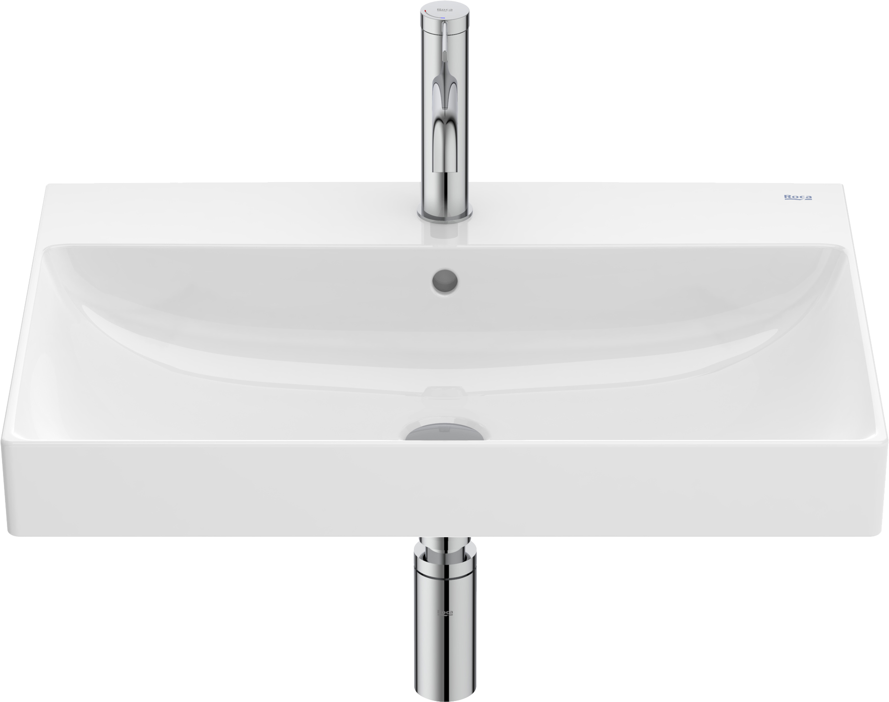 Roca Ona umywalka 65x46 cm prostokątna ścienna biała A327687S00