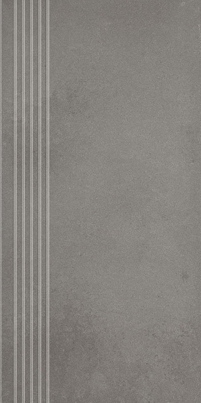 Paradyż Naturstone stopnica 29,8x59,8 cm prosta nacinana grafitowy mat