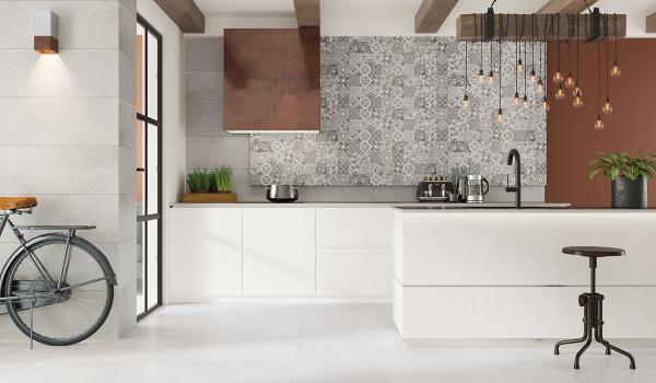 Paradyż Pure City dekor ścienny 29,8x89,8 cm szary mat