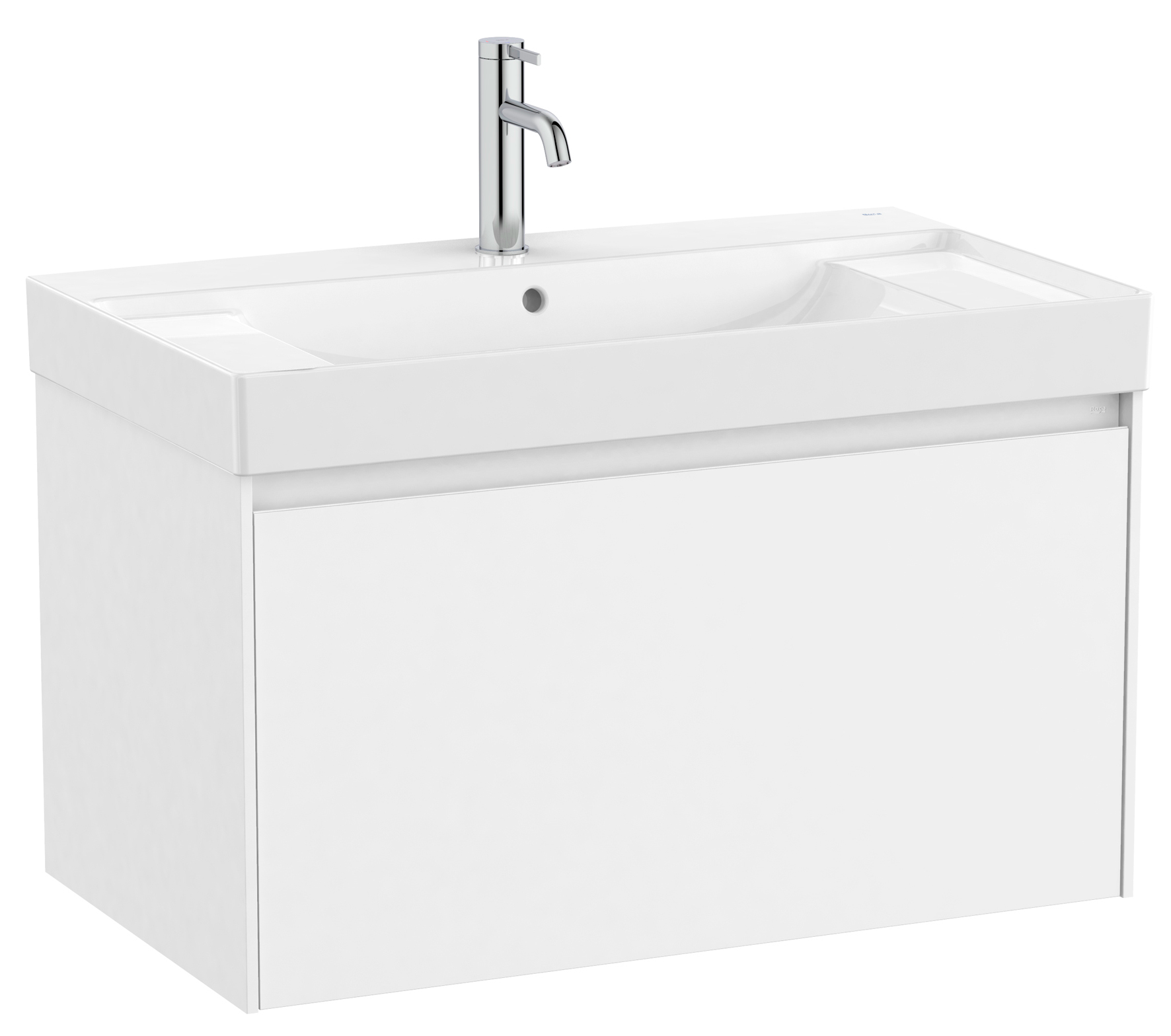 Roca Ona Unik umywalka z szafką 80 cm biały mat A851685509